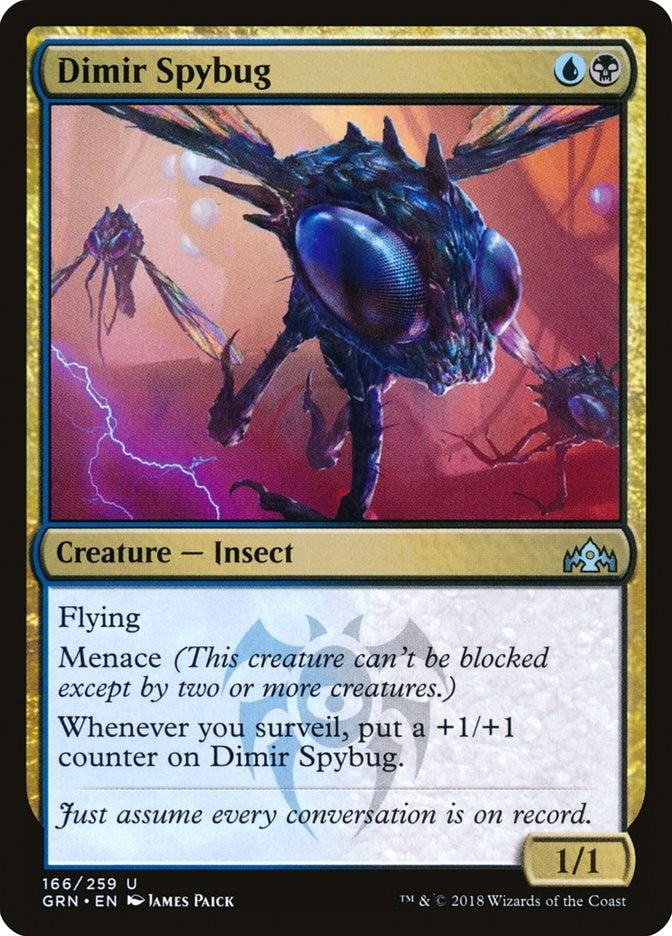 Image for Dimir Spybug (166) [Guilds of Ravnica] - Magic: The Gathering