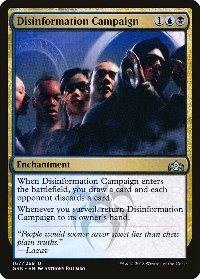 Image for Disinformation Campaign (167) [Guilds of Ravnica] - Magic: The Gathering
