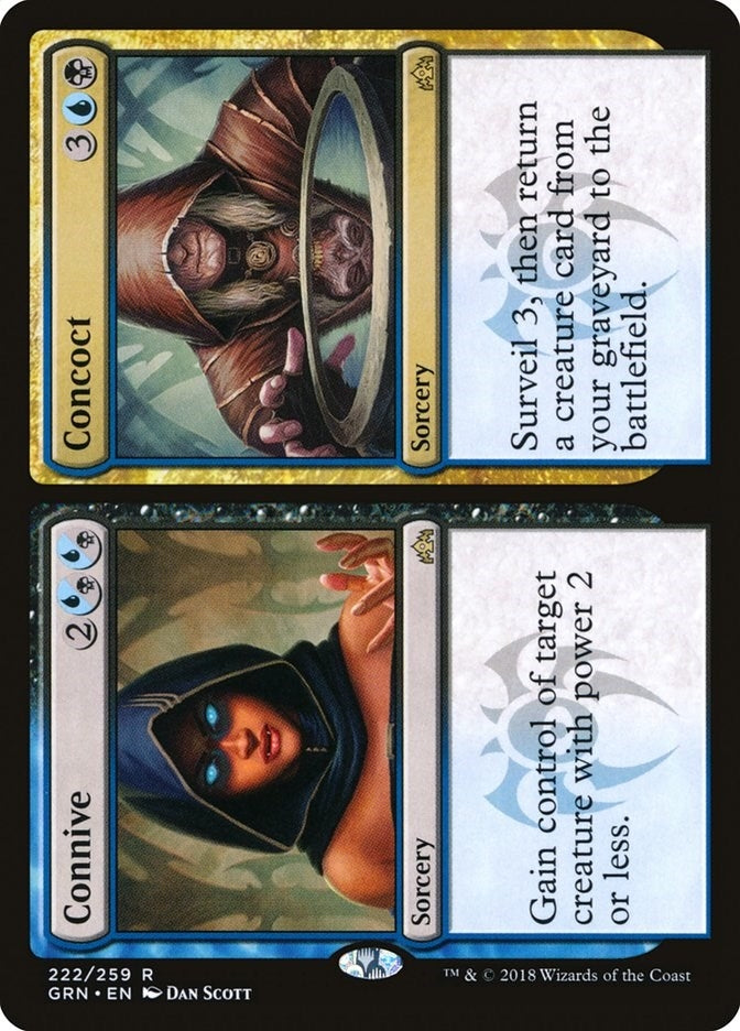 Image for Connive // Concoct (222) [Guilds of Ravnica] - Magic: The Gathering
