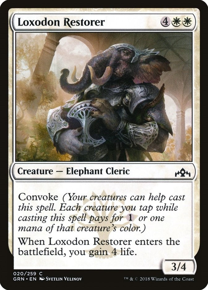 Image for Loxodon Restorer (20) [Guilds of Ravnica] - Magic: The Gathering