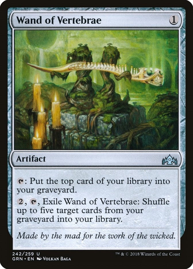Image for Wand of Vertebrae (242) [Guilds of Ravnica] - Magic: The Gathering