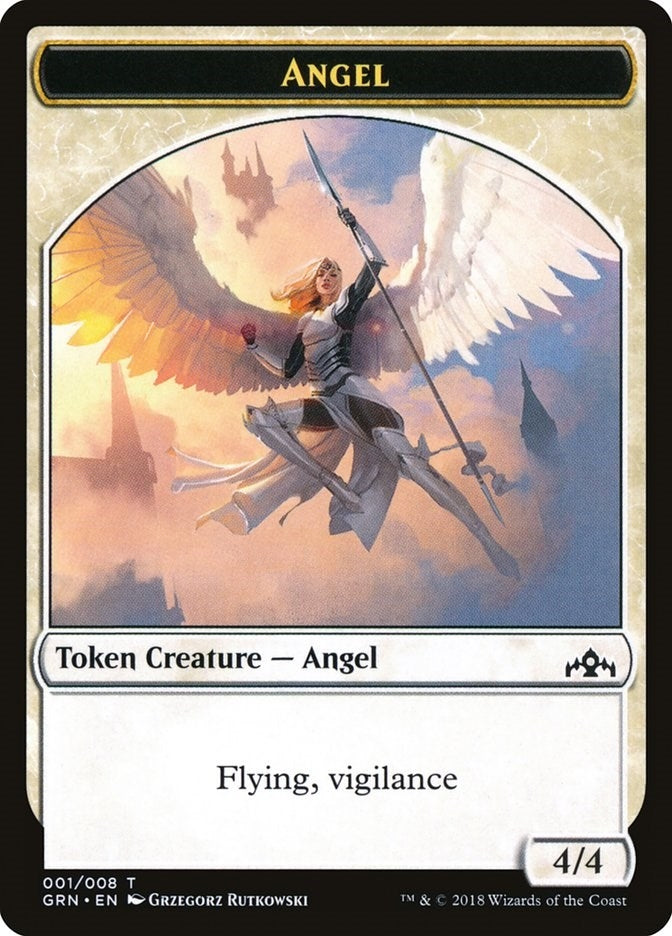 Image for Angel Token (1) [Guilds of Ravnica] - Magic: The Gathering