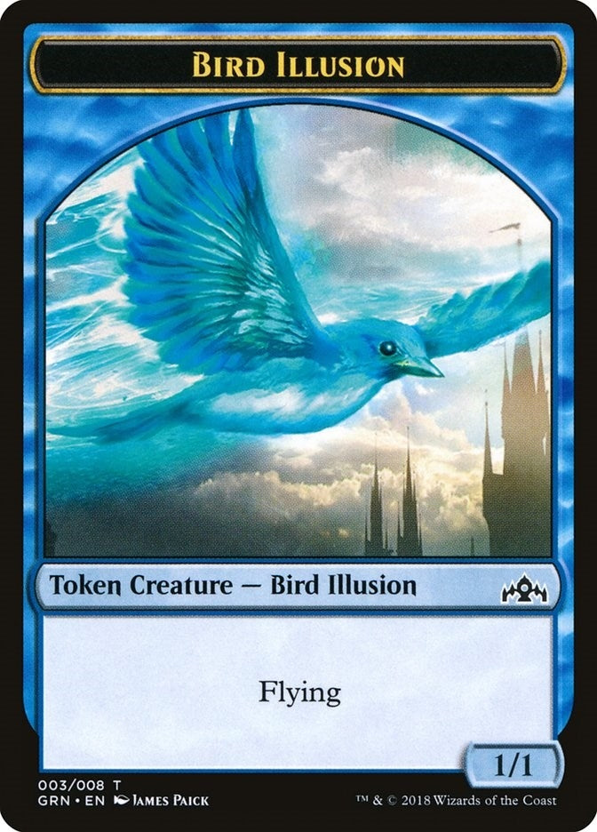 Image for Bird Illusion Token (3) [Guilds of Ravnica] - Magic: The Gathering