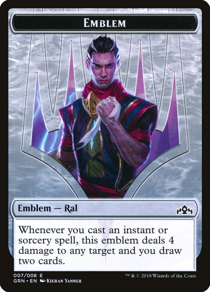 Image for Emblem - Ral, Izzet Viceroy (7) [Guilds of Ravnica] - Magic: The Gathering