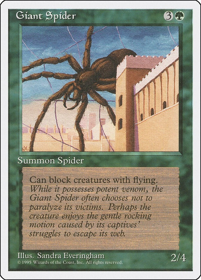 Image for Giant Spider [Fourth Edition] - Magic: The Gathering