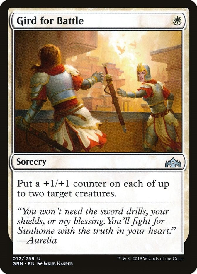 Image for Gird for Battle (12) [Guilds of Ravnica] - Magic: The Gathering