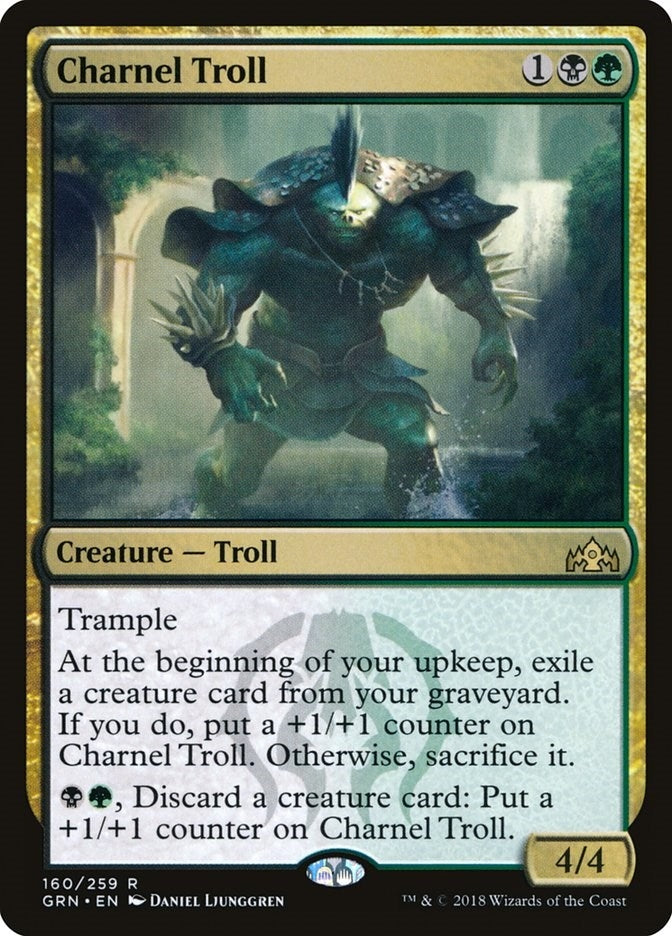 Image for Charnel Troll (160) [Guilds of Ravnica] - Magic: The Gathering