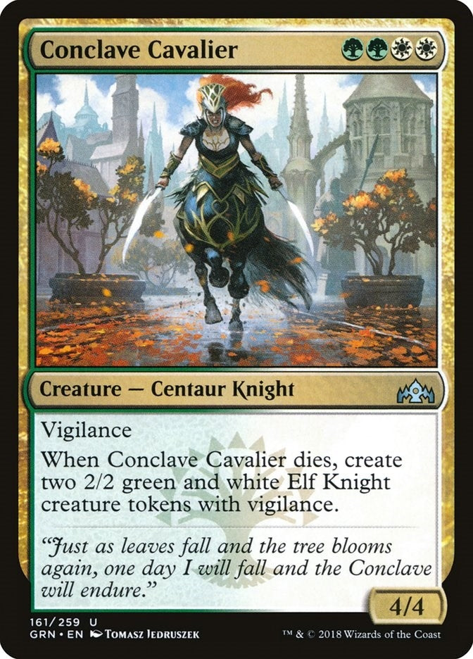 Image for Conclave Cavalier (161) [Guilds of Ravnica] - Magic: The Gathering