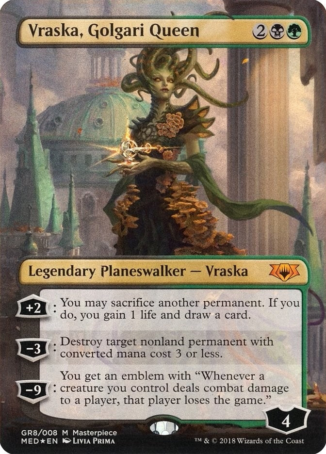Image for Vraska, Golgari Queen (GR8) [Mythic Edition: Guilds of Ravnica] - Magic: The Gathering