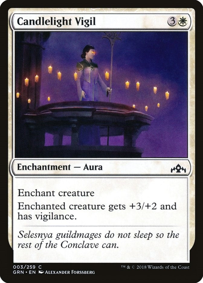 Image for Candlelight Vigil (3) [Guilds of Ravnica] - Magic: The Gathering