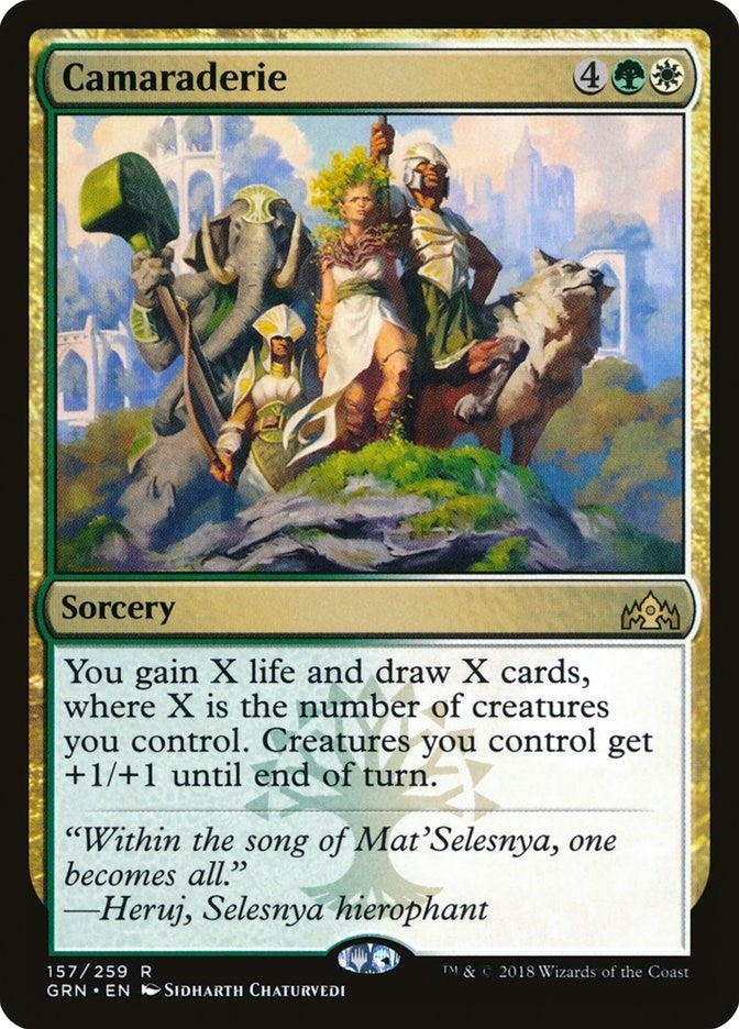 Image for Camaraderie (157) [Guilds of Ravnica] - Magic: The Gathering