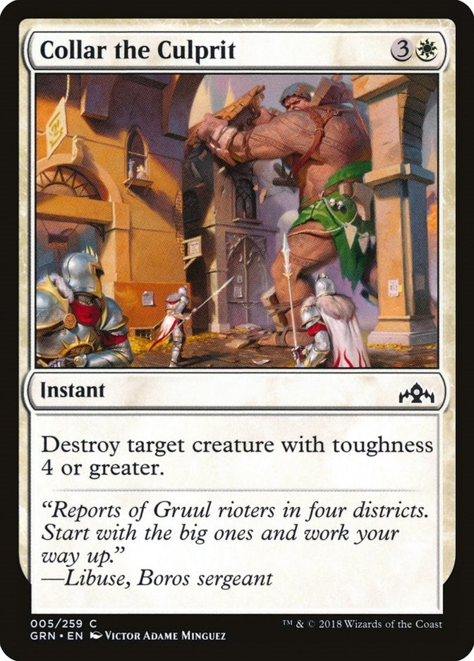 Image for Collar the Culprit (5) [Guilds of Ravnica] - Magic: The Gathering