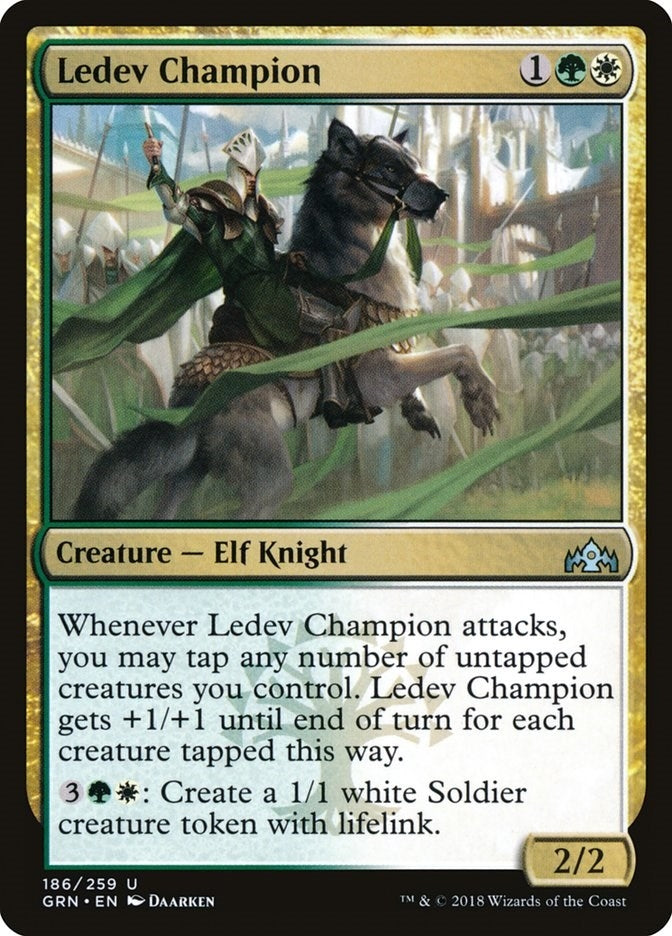 Image for Ledev Champion (186) [Guilds of Ravnica] - Magic: The Gathering