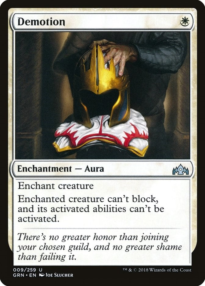 Image for Demotion (9) [Guilds of Ravnica] - Magic: The Gathering