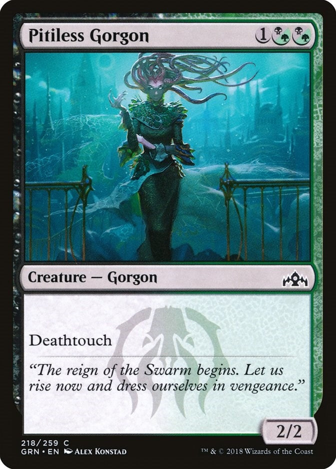 Image for Pitiless Gorgon (218) [Guilds of Ravnica] - Magic: The Gathering