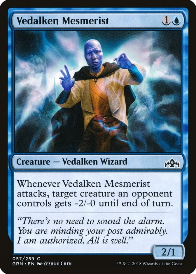 Image for Vedalken Mesmerist (57) [Guilds of Ravnica] - Magic: The Gathering