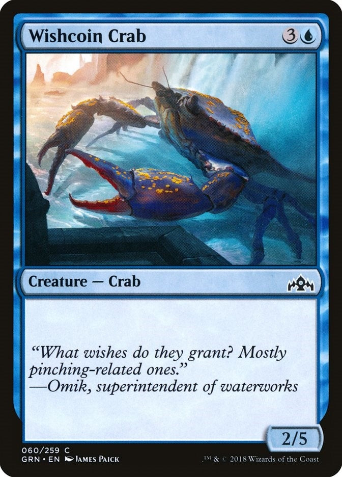 Image for Wishcoin Crab (60) [Guilds of Ravnica] - Magic: The Gathering