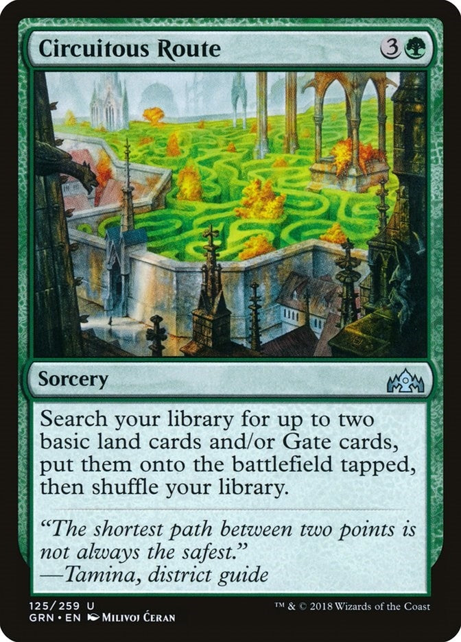 Image for Circuitous Route (125) [Guilds of Ravnica] - Magic: The Gathering