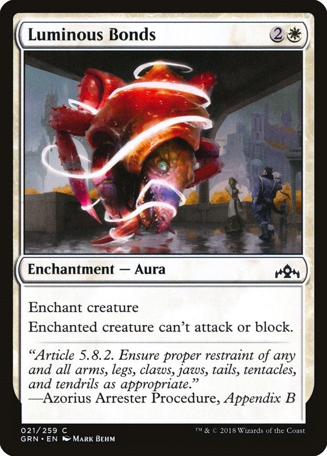 Image for Luminous Bonds (21) [Guilds of Ravnica] - Magic: The Gathering