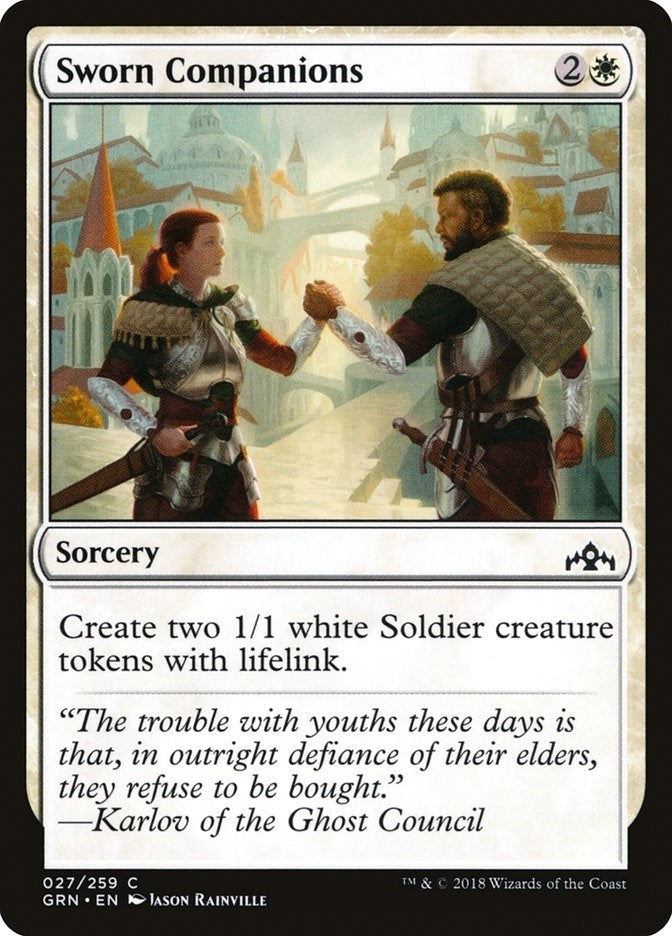 Image for Sworn Companions (27) [Guilds of Ravnica] - Magic: The Gathering