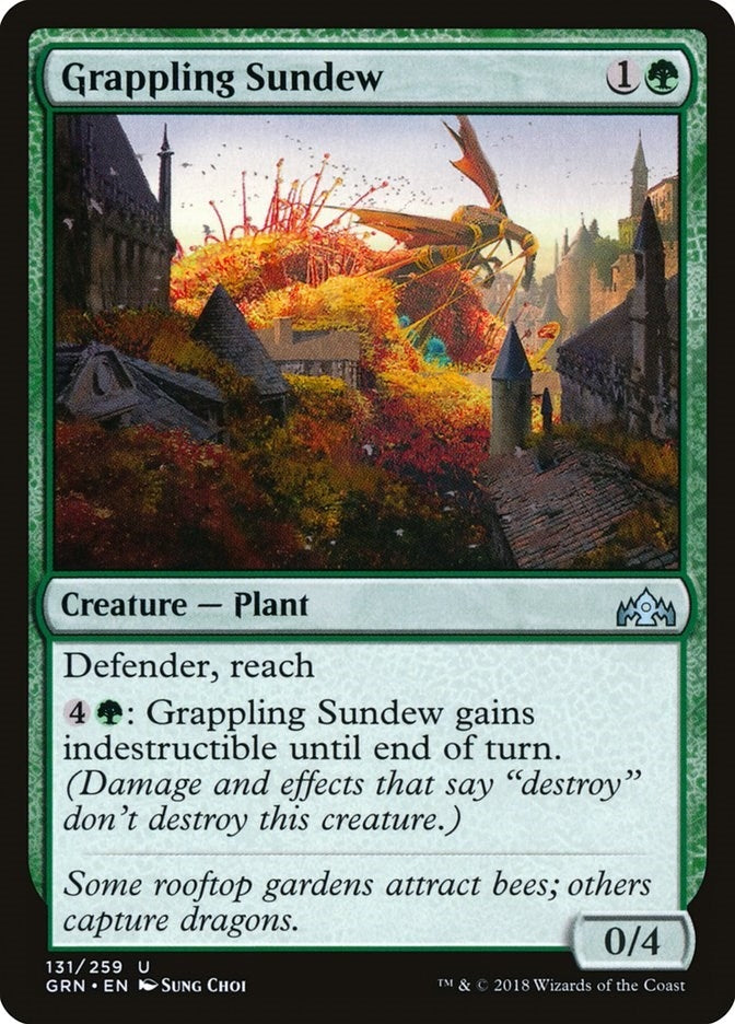 Image for Grappling Sundew (131) [Guilds of Ravnica] - Magic: The Gathering