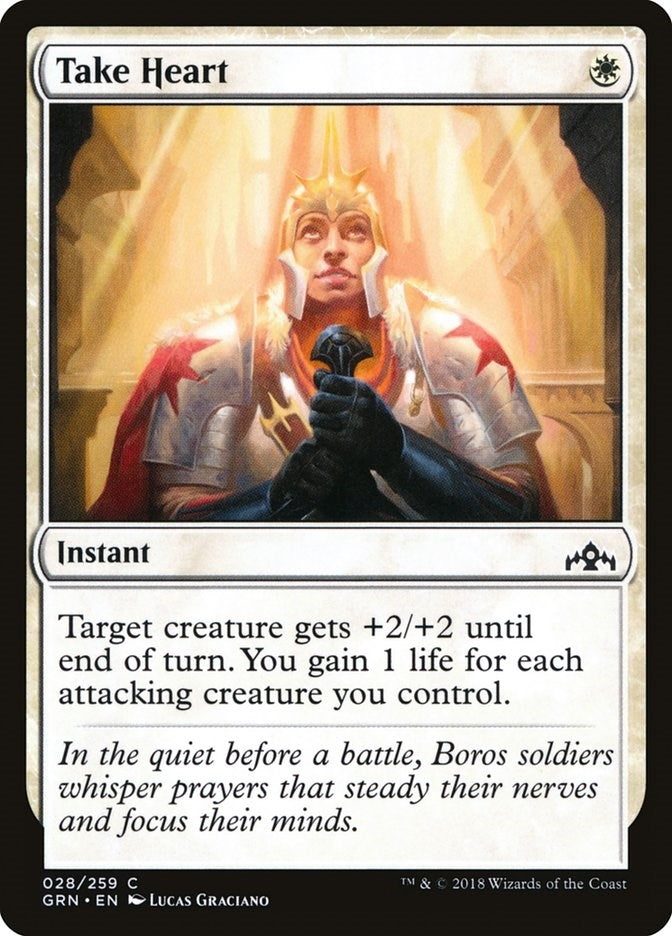 Image for Take Heart (28) [Guilds of Ravnica] - Magic: The Gathering