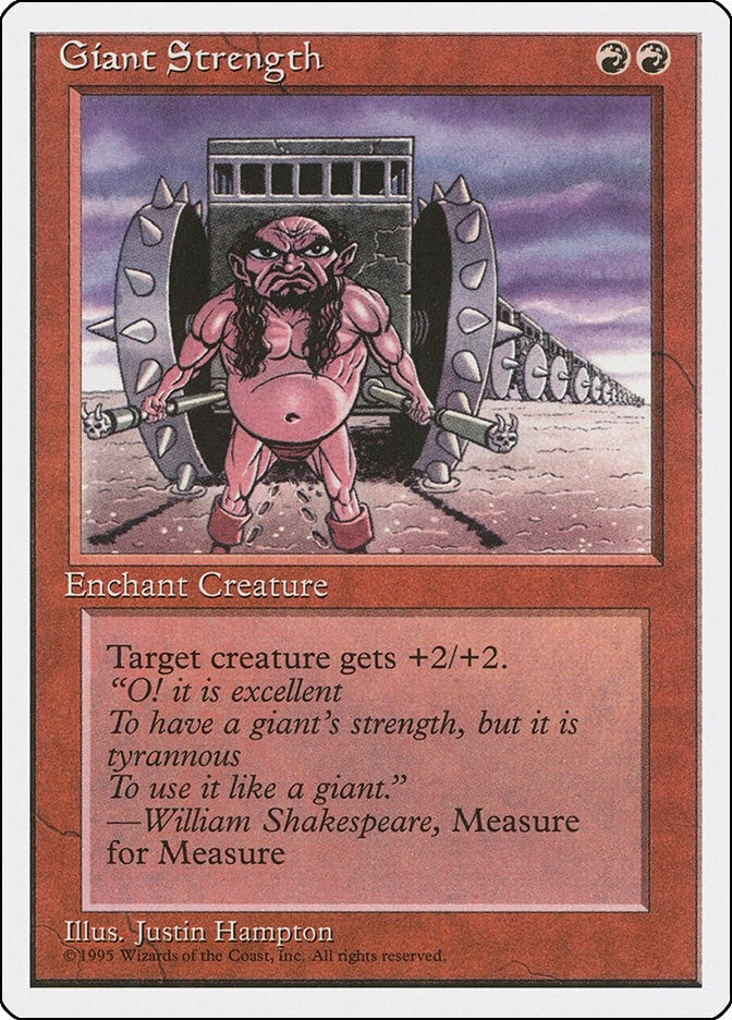 Image for Giant Strength [Fourth Edition] - Magic: The Gathering