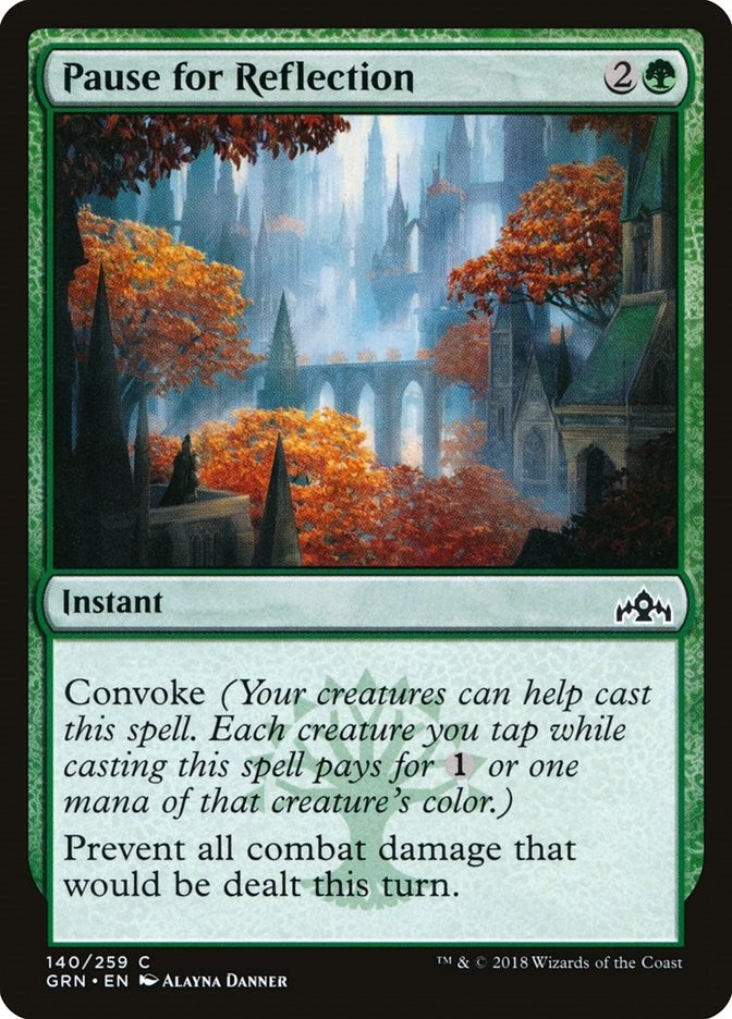 Image for Pause for Reflection (140) [Guilds of Ravnica] - Magic: The Gathering