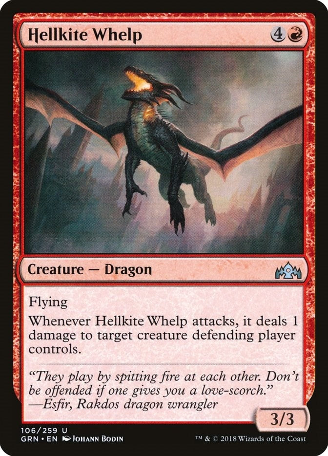 Image for Hellkite Whelp (106) [Guilds of Ravnica] - Magic: The Gathering