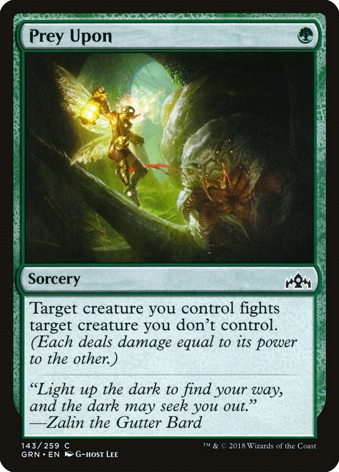 Image for Prey Upon (143) [Guilds of Ravnica] - Magic: The Gathering