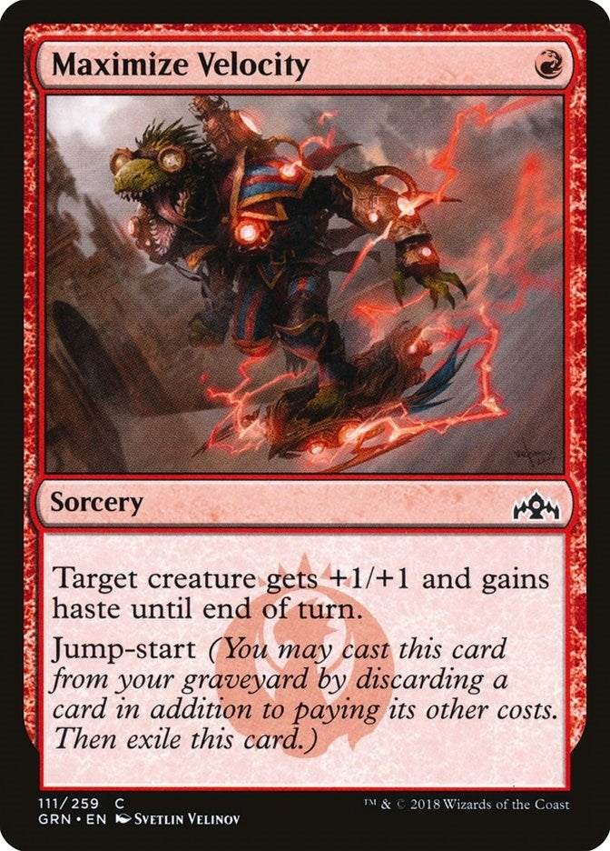 Image for Maximize Velocity (111) [Guilds of Ravnica] - Magic: The Gathering