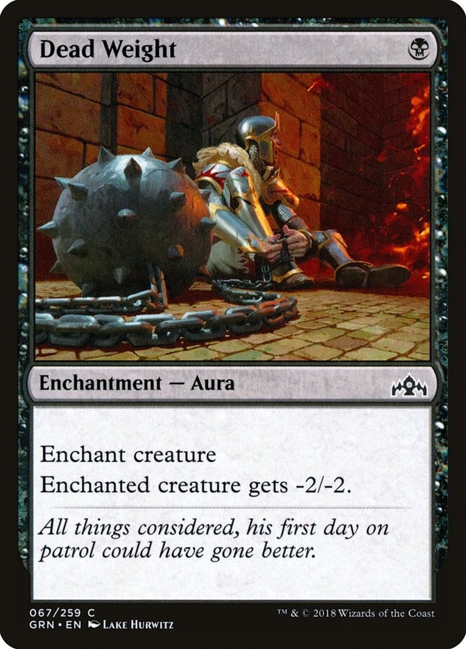 Image for Dead Weight (67) [Guilds of Ravnica] - Magic: The Gathering