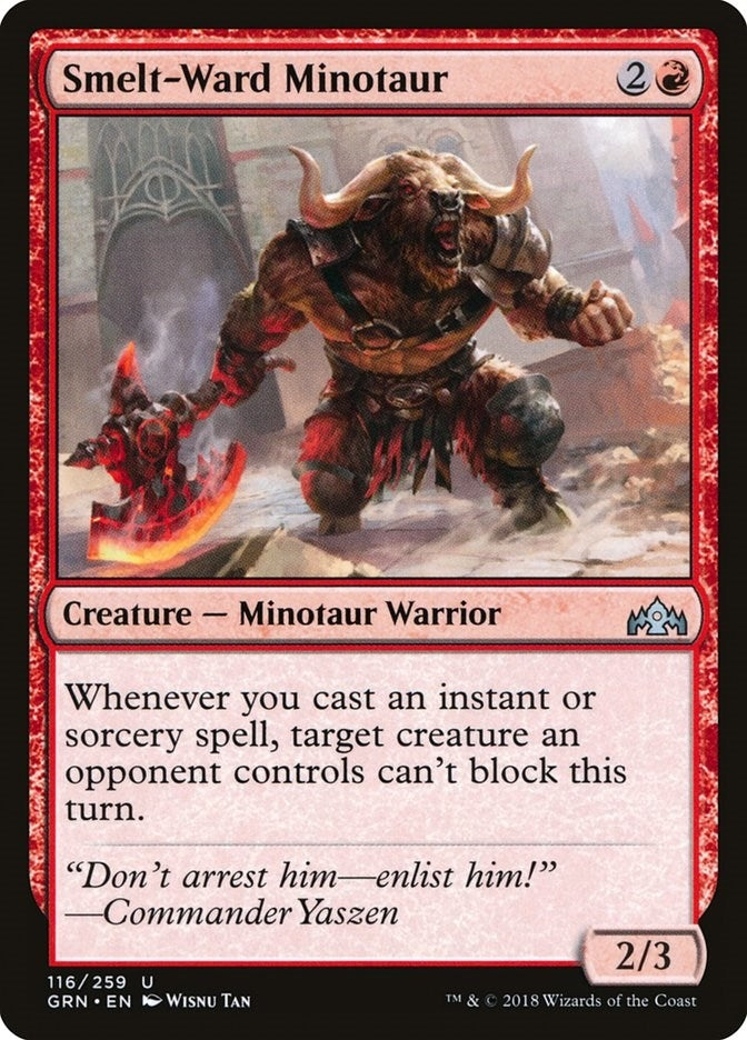 Image for Smelt-Ward Minotaur (116) [Guilds of Ravnica] - Magic: The Gathering
