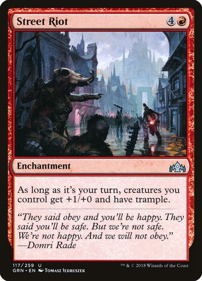 Image for Street Riot (117) [Guilds of Ravnica] - Magic: The Gathering