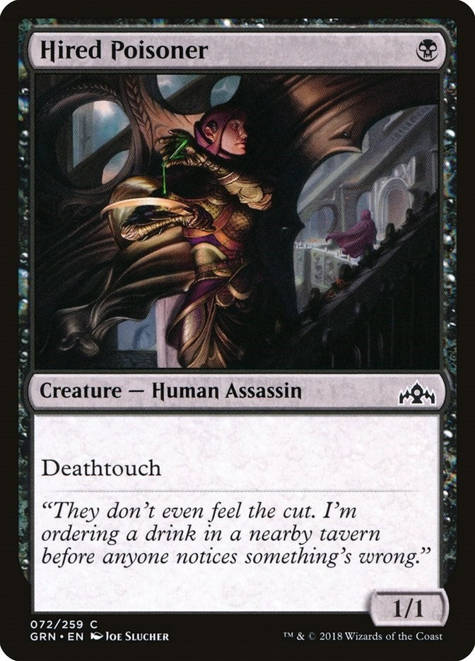 Image for Hired Poisoner (72) [Guilds of Ravnica] - Magic: The Gathering