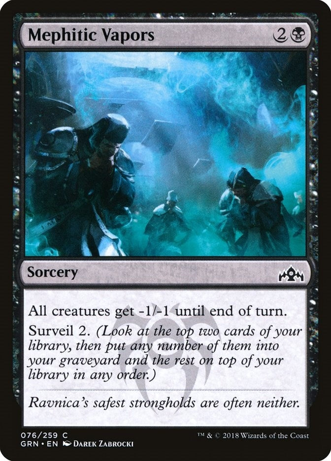 Image for Mephitic Vapors (76) [Guilds of Ravnica] - Magic: The Gathering