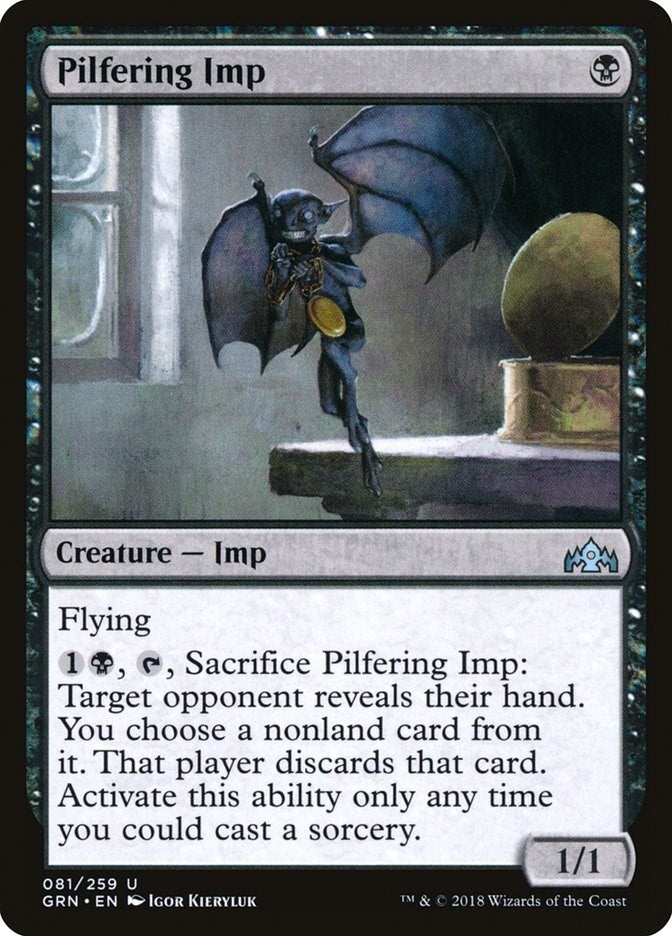 Image for Pilfering Imp (81) [Guilds of Ravnica] - Magic: The Gathering