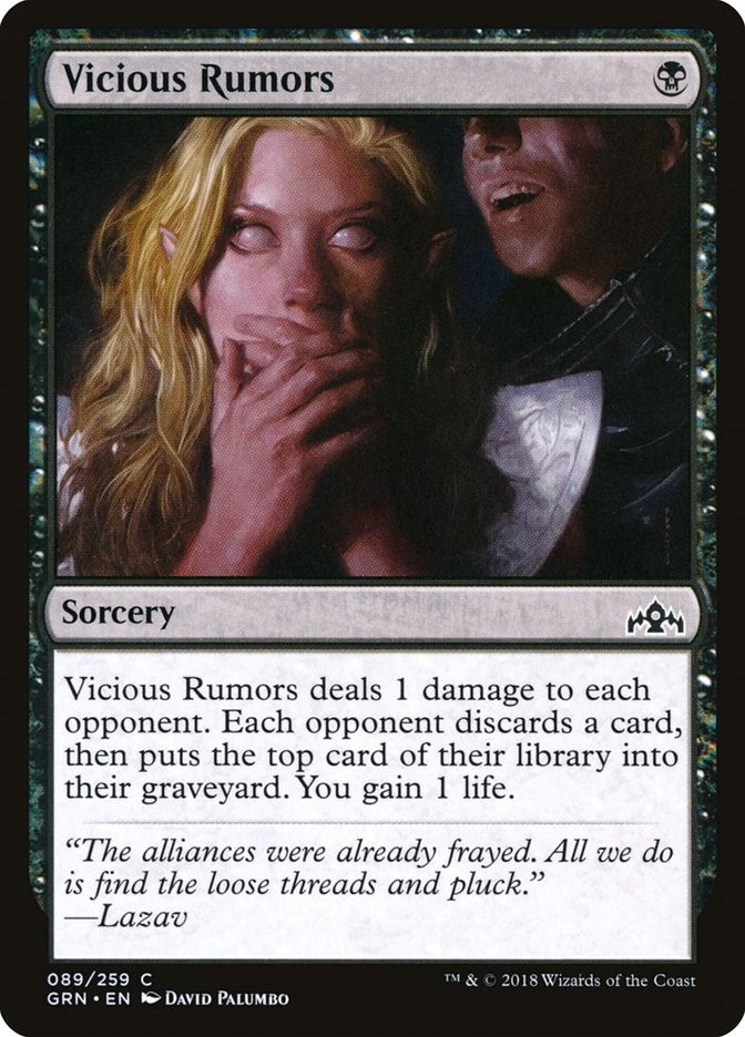 Image for Vicious Rumors (89) [Guilds of Ravnica] - Magic: The Gathering