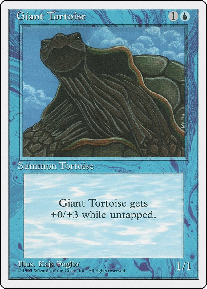 Image for Giant Tortoise [Fourth Edition] - Magic: The Gathering