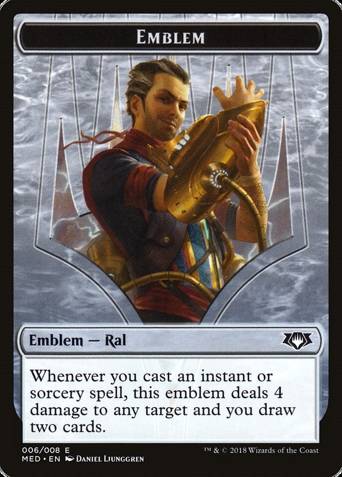 Image for Emblem - Ral, Izzet Viceroy (6) [Mythic Edition: Guilds of Ravnica] - Magic: The Gathering