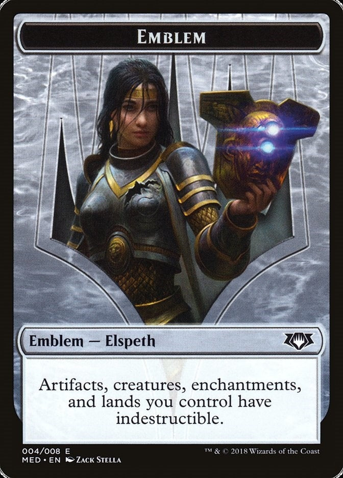 Image for Emblem - Elspeth, Knight-Errant (4) [Mythic Edition: Guilds of Ravnica] - Magic: The Gathering