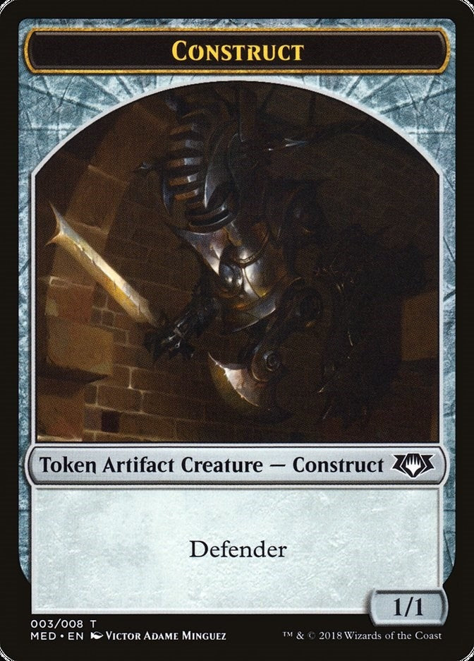 Image for Construct Token (003) (3) [Mythic Edition: Guilds of Ravnica] - Magic: The Gathering
