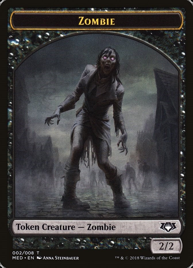 Image for Zombie Token (2) [Mythic Edition: Guilds of Ravnica] - Magic: The Gathering