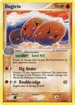 Image for Dugtrio - 5/100 (EX Crystal Guardians) (005/100) [Deck Exclusives] - Pokemon