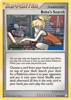 Image for Bebe's Search - 109/123 (Cosmos Holofoil) (109/123) [Miscellaneous Cards & Products] - Pokemon