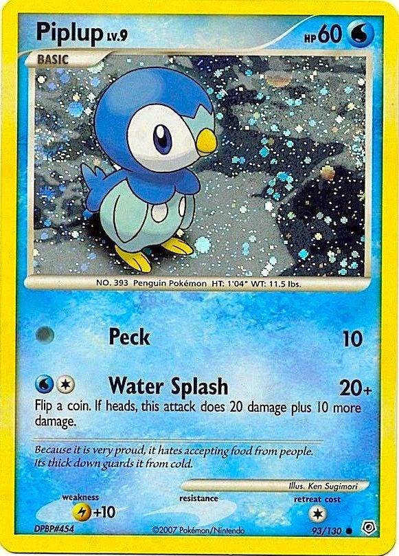 Image for Piplup - 93/130 (Cosmos Holo) (093/130) [Miscellaneous Cards & Products] - Pokemon