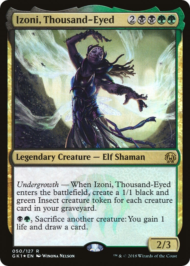 Image for Izoni, Thousand-Eyed (50) [Guilds of Ravnica: Guild Kits] - Magic: The Gathering