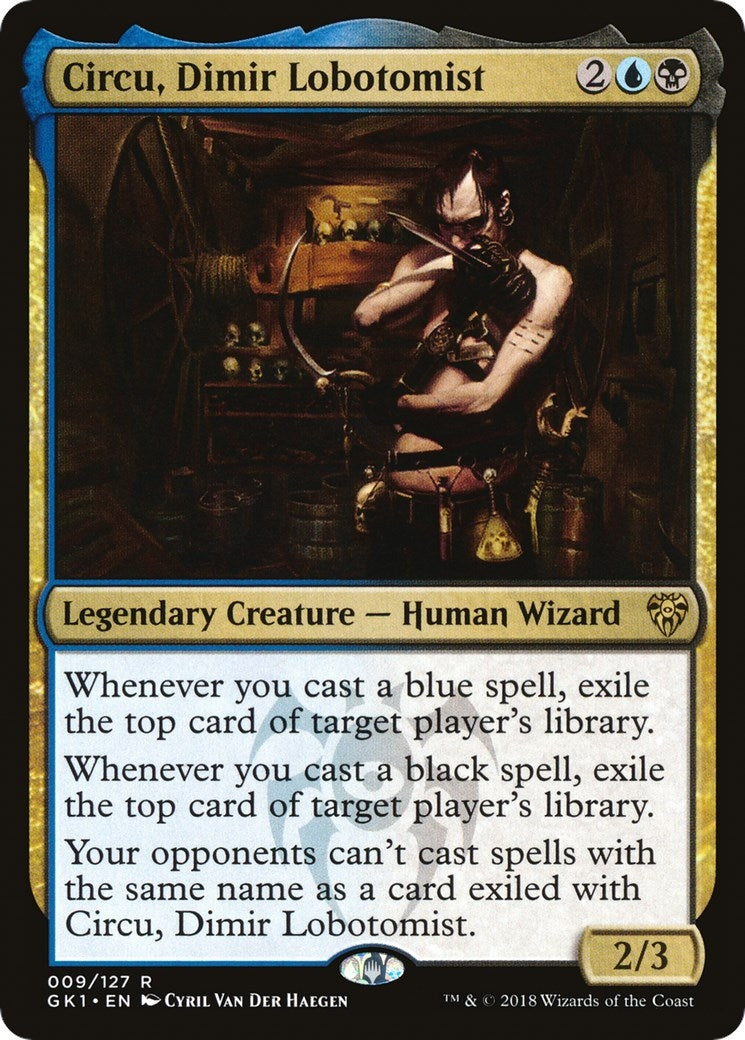 Image for Circu, Dimir Lobotomist (9) [Guilds of Ravnica: Guild Kits] - Magic: The Gathering
