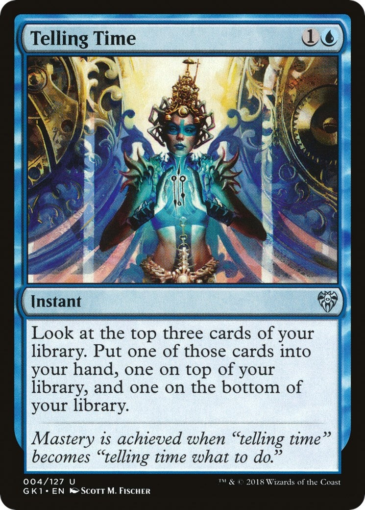 Image for Telling Time (4) [Guilds of Ravnica: Guild Kits] - Magic: The Gathering