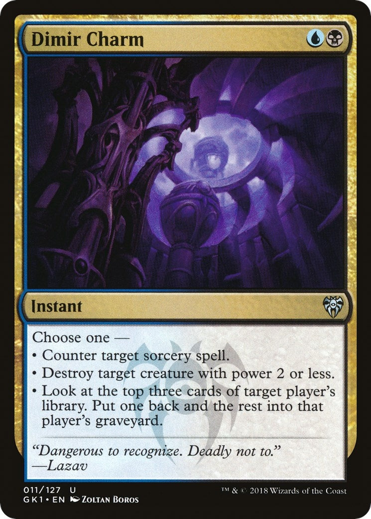 Image for Dimir Charm (11) [Guilds of Ravnica: Guild Kits] - Magic: The Gathering
